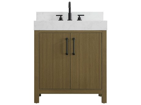 Elegant Lighting Nathan Chestnut Brown Vanity