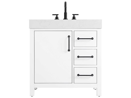 Elegant Lighting Nathan White Vanity