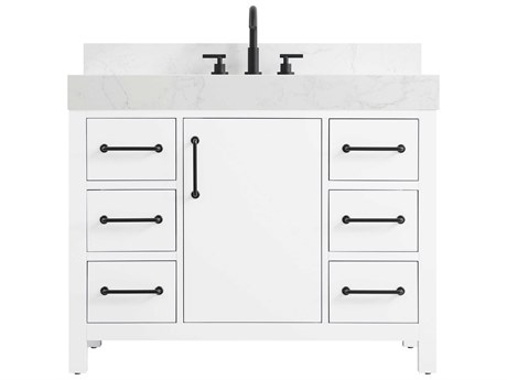 Elegant Lighting Nathan White Vanity