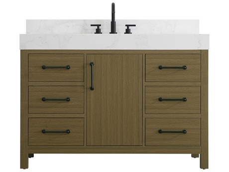 Elegant Lighting Nathan Chestnut Brown Vanity