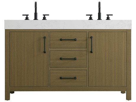 Elegant Lighting Nathan Chestnut Brown Vanity