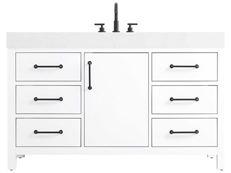 Elegant Lighting Nathan White Vanity