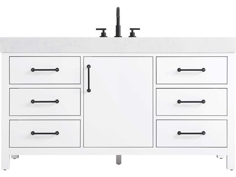 Elegant Lighting Nathan White Vanity