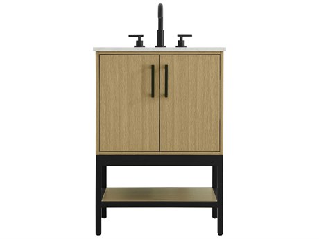 Elegant Lighting Lennox Honey Brown 24" Vanity