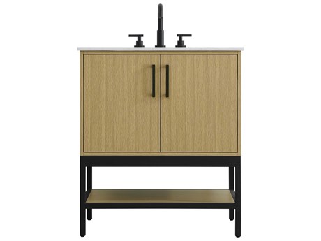 Elegant Lighting Lennox Honey Brown 30" Vanity