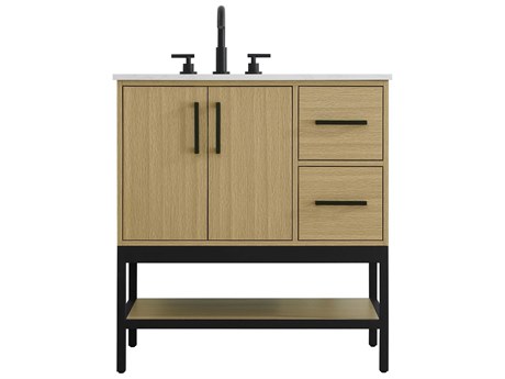 Elegant Lighting Lennox Honey Brown 32" Vanity