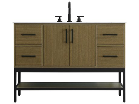 Elegant Lighting Lennox Chestnut Brown 48" Vanity