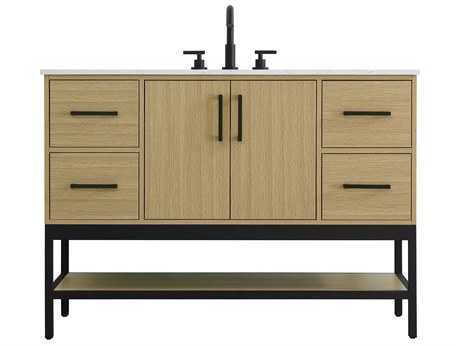 Elegant Lighting Lennox Honey Brown 48" Vanity