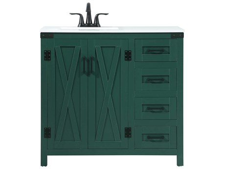 Elegant Lighting Grant Green 36" Vanity
