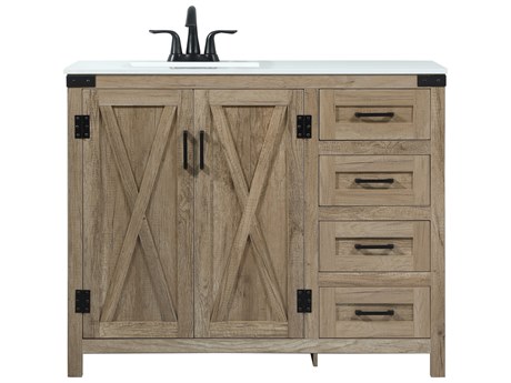 Elegant Lighting Grant Natural Oak 42" Vanity