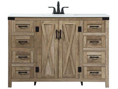 Elegant Lighting Grant Natural Oak 48" Vanity