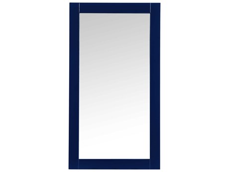 Elegant Lighting Aqua Blue Rectangular Wall Mirror