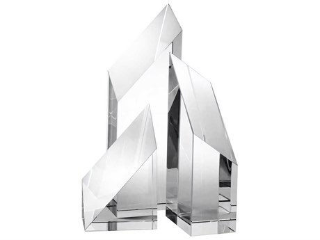 Eichholtz Scope Crystal Glass Object Set of 3