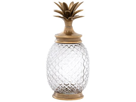 Eichholtz Hayworth Vintage Brass Jar