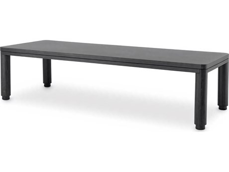 Eichholtz Atelier L Charcoal Grey Oak Veneer Dining Table