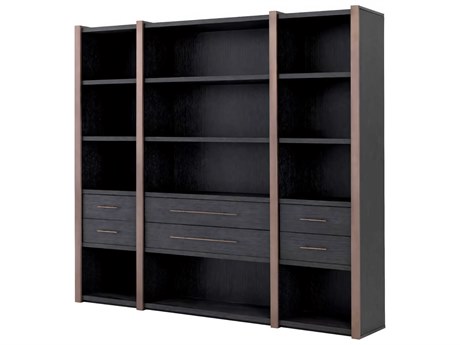 Eichholtz Canova Charcoal Grey Oak Veneer Cabinet