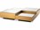 Eichholtz Esposito Brushed Brass Black Marble Set of 4 Coffee Table  EIC116523