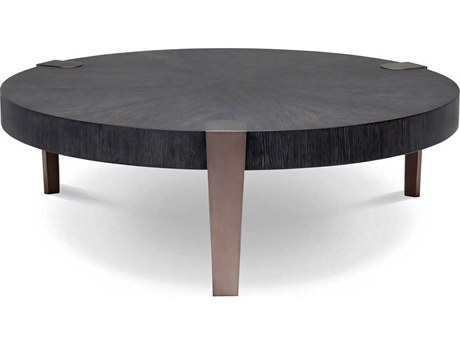 Eichholtz Oxnard Charcoal Grey Oak Veneer Coffee Table