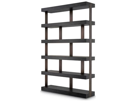 Eichholtz Dalmar Charcoal Grey Oak Veneer Cabinet