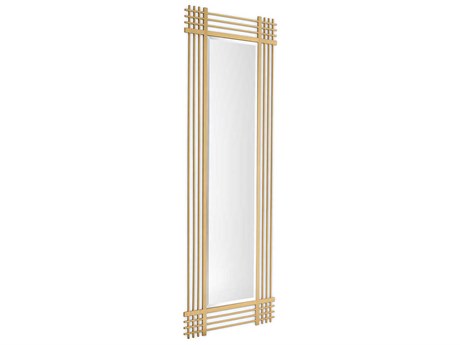 Eichholtz Pierce Rectangular Brushed Brass Mirror