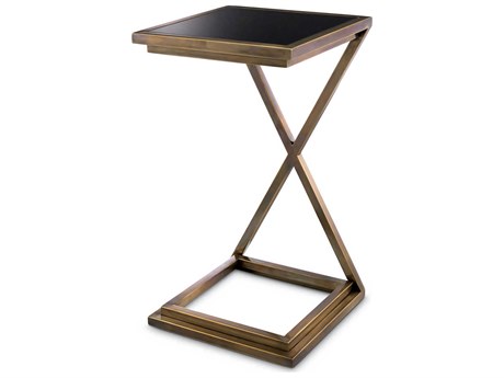 Eichholtz Cross Vintage Brass Side Table