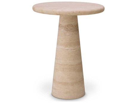 Eichholtz Adriana L Travertine Side Table