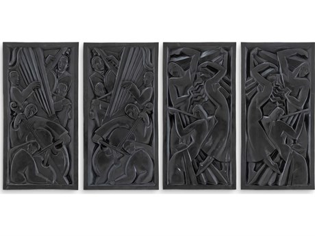 Eichholtz Senza Tempo Bronze Set of 4 Wall Object