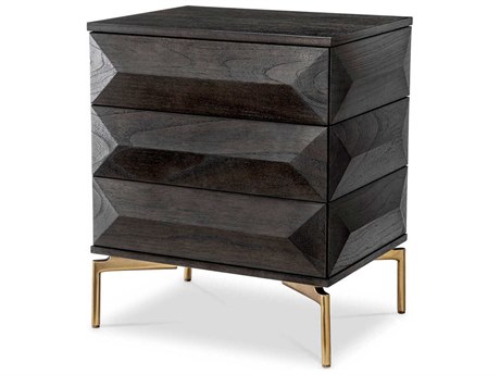 Eichholtz Denver Mocha Oak Veneer Nightstand