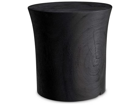 Eichholtz Osias Burnt Suar Wood Side Table