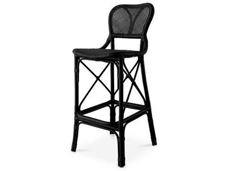Eichholtz Stool Colony Matte Black Bar