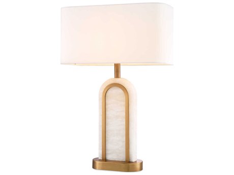 Eichholtz Palladio Alabaster Incl Shade Table Lamp