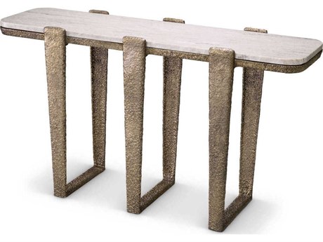 Eichholtz Orinda Antique Brass Console Table