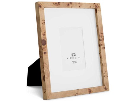 Eichholtz Braga S Light Brown Mappa Burl Veneer Picture Frame