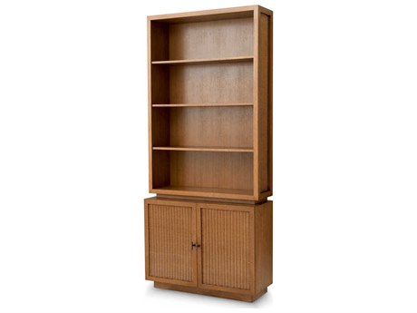 Eichholtz Borchard Caramel Oak Veneer Cabinet