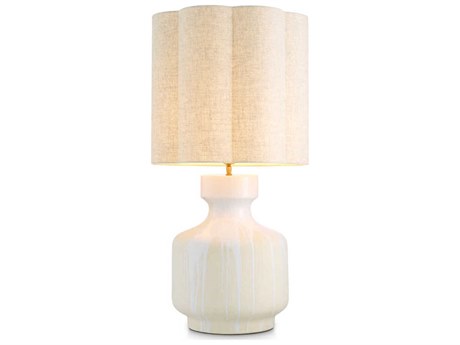 Eichholtz Lorena White Incl Shade Table Lamp