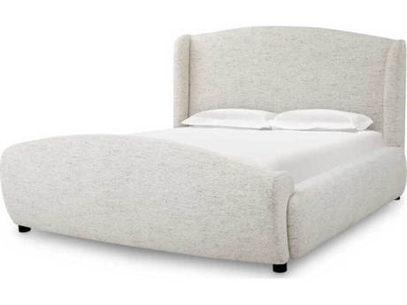 Eichholtz Mellory Queen Size Seashell Off-White Bed Frame