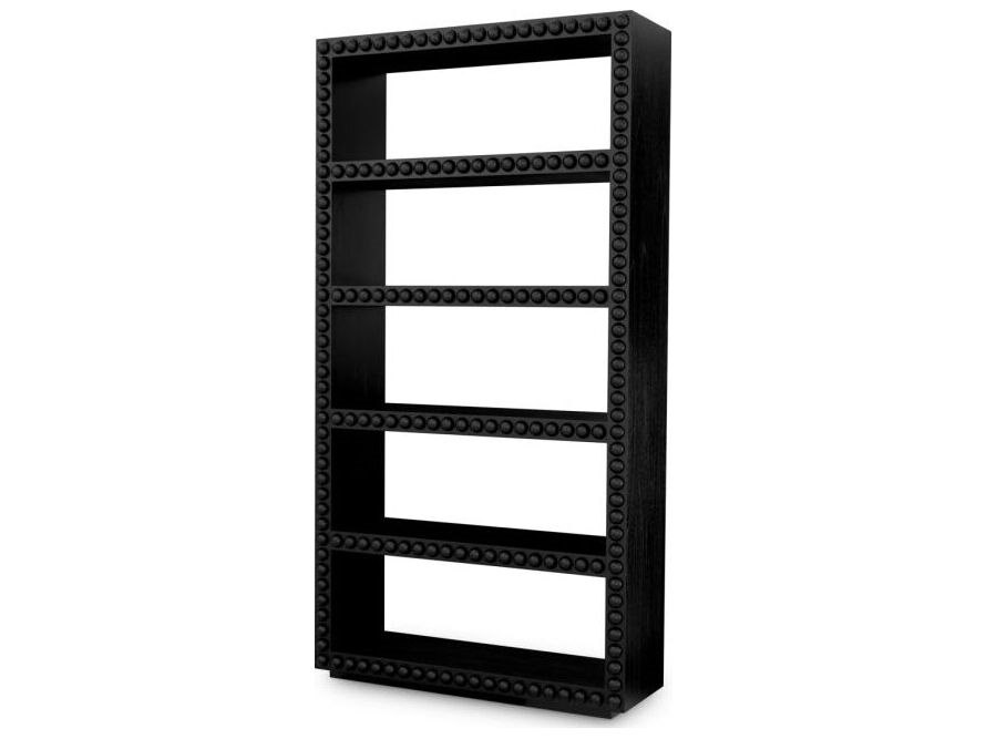Eichholtz 120053 Kenton Solid Wood and Black Display Cabinet
