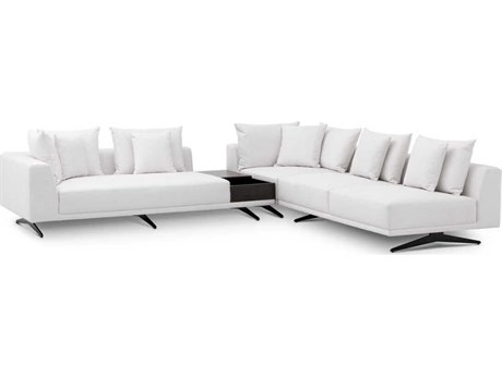 Eichholtz Endless Avalon White Black Legs Upholstered Modular