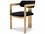 Eichholtz Donato Gold Upholstered Arm Dining Chair  EICA113482