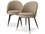 Eichholtz Cooper Black Upholstered Armless Dining Chair Set of 2  EICA113988