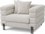 Eichholtz York Gray Velvet Chair and a Half  EICA114344