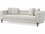 Eichholtz York Savona Grey Velvet Brushed Brass Legs Upholstered Sofa  EICA114343