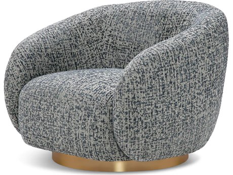Eichholtz Brice Swivel Chair in Montclair Blue