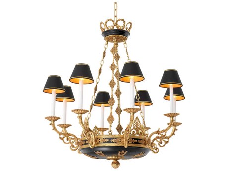 Eichholtz Palais Antique Gold Traditional Candelabra Chandelier