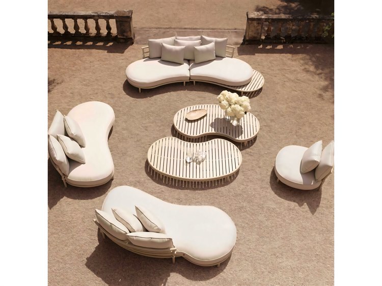Eichholtz Outdoor Sand Finish Coffee Table 4