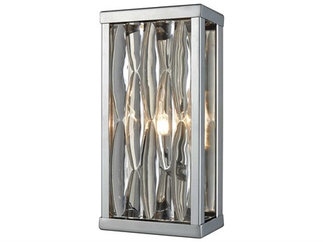 Elk Home Riverflow 1-Light Polished Chrome Wall Sconce