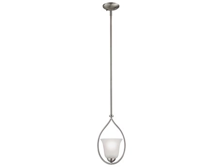 Elk Home Conway 1-Light Brushed Nickel Bell Mini Pendant