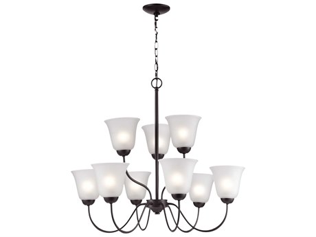 Elk Home Conway 9-Light Oil Rubbed Bronze Bell Chandelier