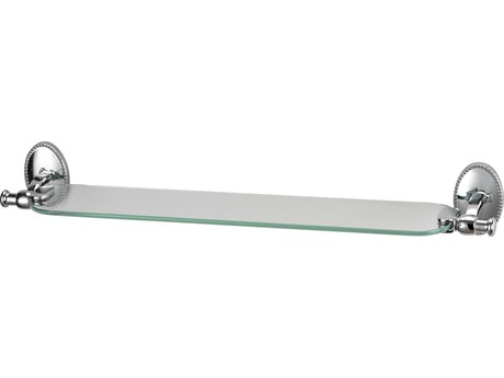 Elk Home Glass Shelf with Chrome Accents