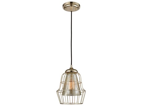 Elk Home Yardley 1-Light Polished Gold Mini Pendant